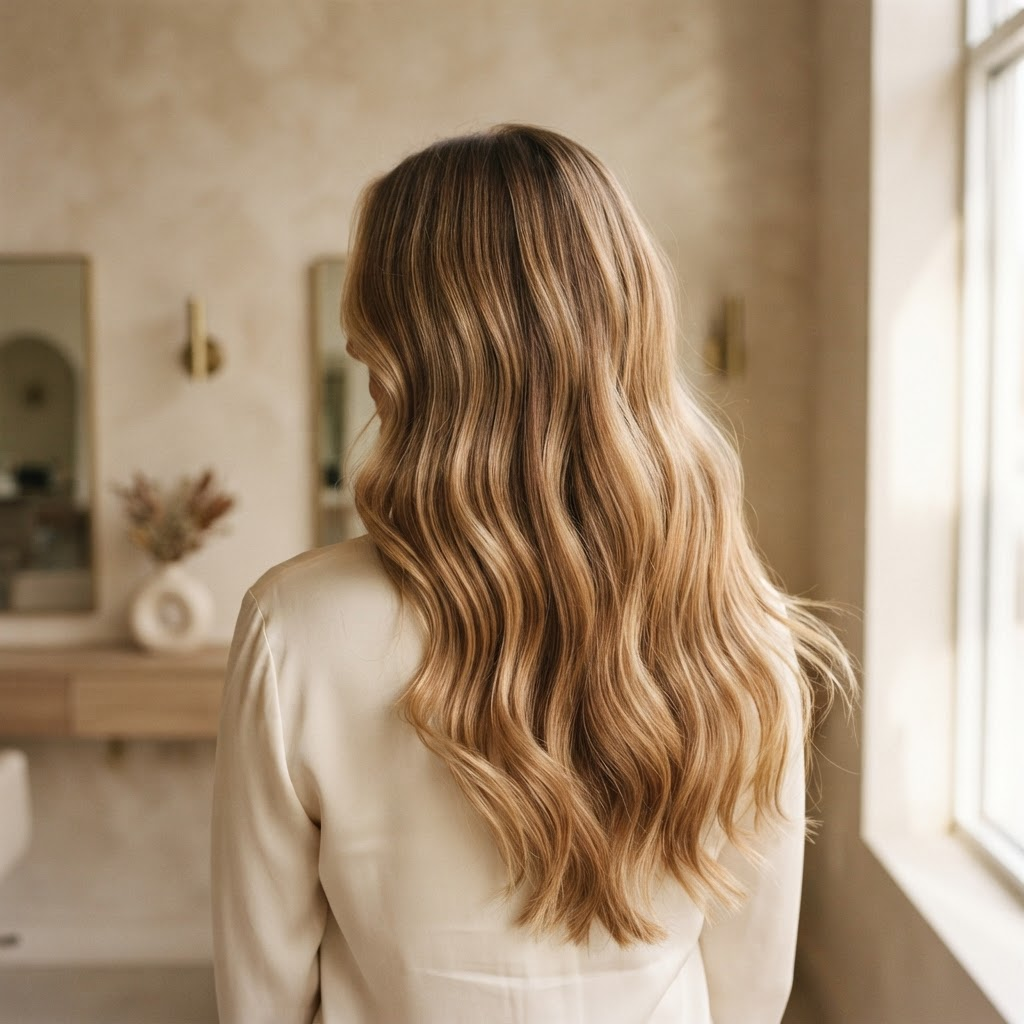 Balayage-färgning på Luxe Nordic